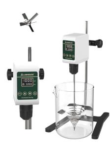 Digital Overhead Stirrer with Stainless Steel Stand