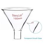 Stonylab Borosilicate Glass Powder Funnel 100mm