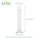 Utile 250ml Glass Graduated Cylinder Set - 2 PCS