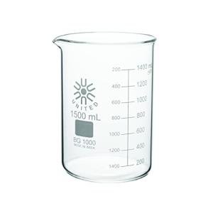 1500mL Griffin Style Borosilicate Glass Beakers, 4-Pack