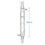 StonyLab Borosilicate Glass Allihn Condenser 200mm