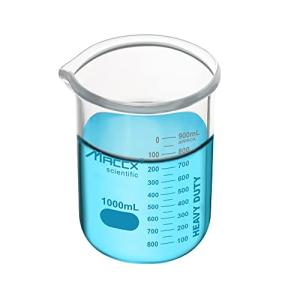 Maccx 34oz Borosilicate Heavy Duty Glass Beaker