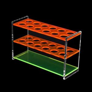 Colorful Acrylic Test Tube Holder with 16mm Wells