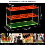 Colorful Acrylic Test Tube Holder with 16mm Wells