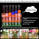 Colorful Acrylic Test Tube Holder with 16mm Wells