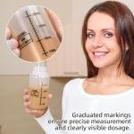 ASEVAT 8oz Wide Mouth Plastic Reagent Bottles