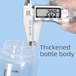 ASEVAT 8oz Wide Mouth Plastic Reagent Bottles