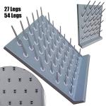 Wetussex 2-Piece Lab Drying Rack with 27 Pegs