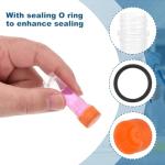 PATIKIL 1mL Plastic Cryogenic Vials, 36-Pack