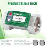 1.5" Digital Inline Fuel Flow Meter with LCD Display