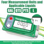 1.5" Digital Inline Fuel Flow Meter with LCD Display