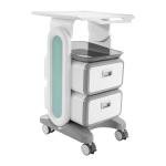 Mobile Medical Trolley Cart with Drawers and Trays