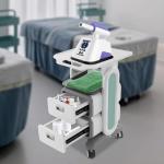 Mobile Medical Trolley Cart with Drawers and Trays