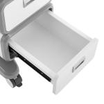 Mobile Medical Trolley Cart with Drawers and Trays