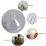 Plastic Funnels 4 Pack - Ideal for Liquids and Powders