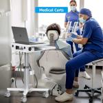 Dental Clinic Trolley with Scanner Holder and Tray