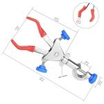 StonyLab 2-Prong Adjustable Swivel Clamp