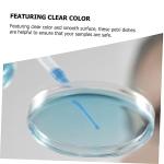 10 Transparent Plastic Petri Dishes with Lids