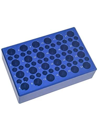 MUHWA 60 Well Aluminum Cooling Block for Tubes