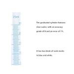 6-Pack 25ml Clear Plastic Graduated Cylinders