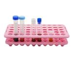 Plastic Test Tube Rack Holder - 2 Pieces, Pink