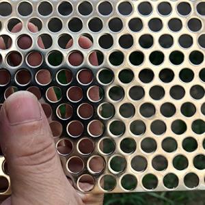 Stainless Steel Perforated Metal Sheets 19.6"x9.8