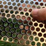 Stainless Steel Perforated Metal Sheets 19.6"x9.8