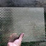 Stainless Steel Perforated Metal Sheets 19.6"x9.8