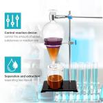 1000ml Glass Separatory Funnel Set with Rack