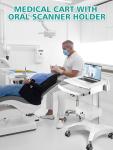 Medical Trolley Cart for Dental Clinics on Wheels