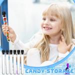 50 Clear 8ml Test Tubes with Caps