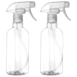 16 oz Clear Spray Bottles - 2 Pack