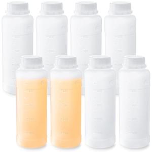 Honeydak 8 Pack 16oz Plastic Reagent Bottles