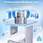 Mobile Medical Trolley Cart with Removable Drawers