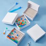 Teenyyou 48 Pcs 81 Wells Freezer Box for Tubes