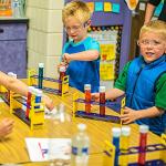 Large Plastic Test Tubes with Rack Set
