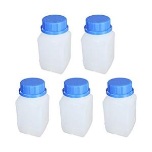 Othmro 5pcs 250ml Plastic Lab Reagent Bottles