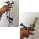 Adjustable Lab Kettenklemme with Nickel Plated Zinc