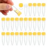 PATIKIL 200pcs 1.5ml Cryogenic Vials with Caps