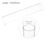 Clear Rigid Polycarbonate Tube, 2" ID, 1 Ft