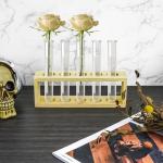 SHIDOW Wooden Test Tube Rack - Holds 5 Tubes