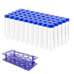 Aeseusia 50 PCS 50ml Centrifuge Tubes and Rack