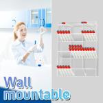 Acrylic Tube Rack for Pipettes - Wall or Countertop