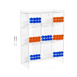 Acrylic Tube Rack with 9 Compartments for Labs