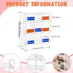 Acrylic Tube Rack with 9 Compartments for Labs