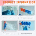 Acrylic Tube Rack with 9 Compartments for Labs