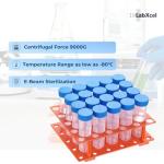 LabXcel 50ml Conical Centrifuge Tubes - 50pcs