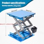 Lab Jack Stand 20x20cm Aluminum Alloy Lifting Platform