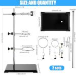 Otoolling 2 Set Chemistry Lab Stand Support System