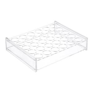 PATIKIL 30-Hole Acrylic Test Tube Rack for Labs